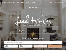 Tablet Screenshot of leahkruger.com